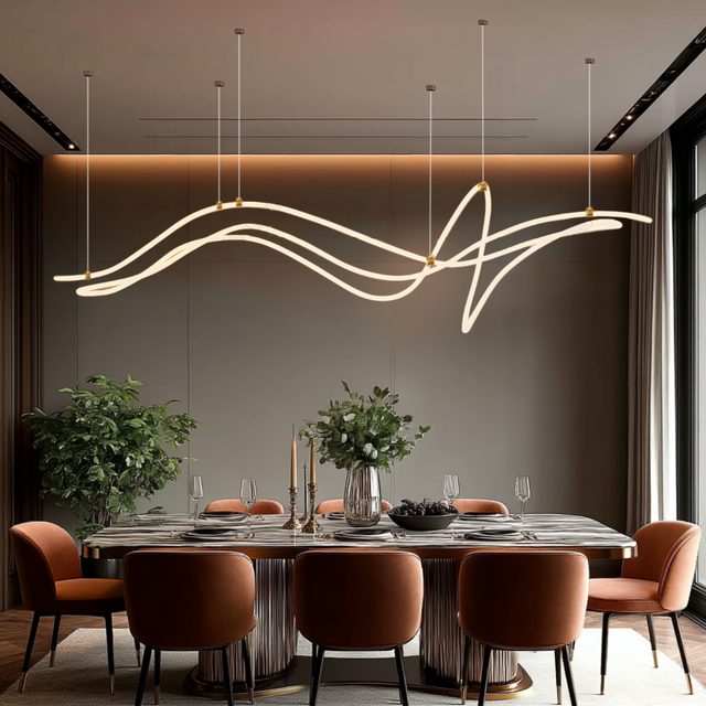 Line Art Chandelier