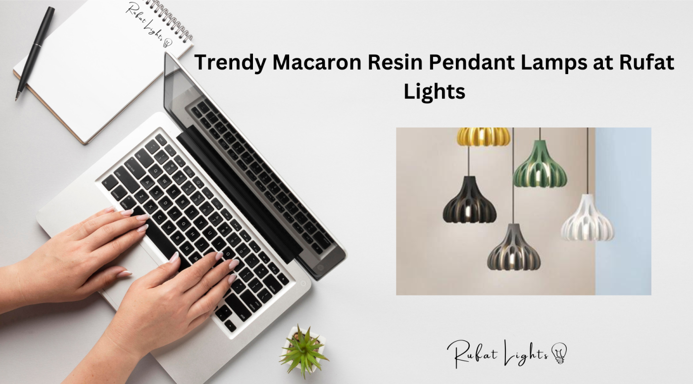 Trendy Macaron Resin Pendant Lamps at Lumevano