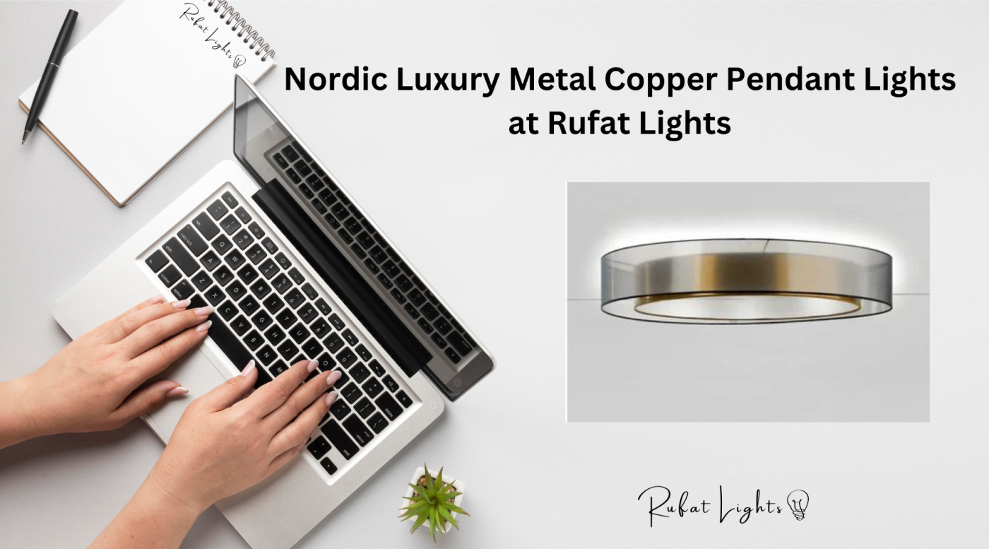 Nordic Luxury Metal Copper Pendant Lights at Lumevano