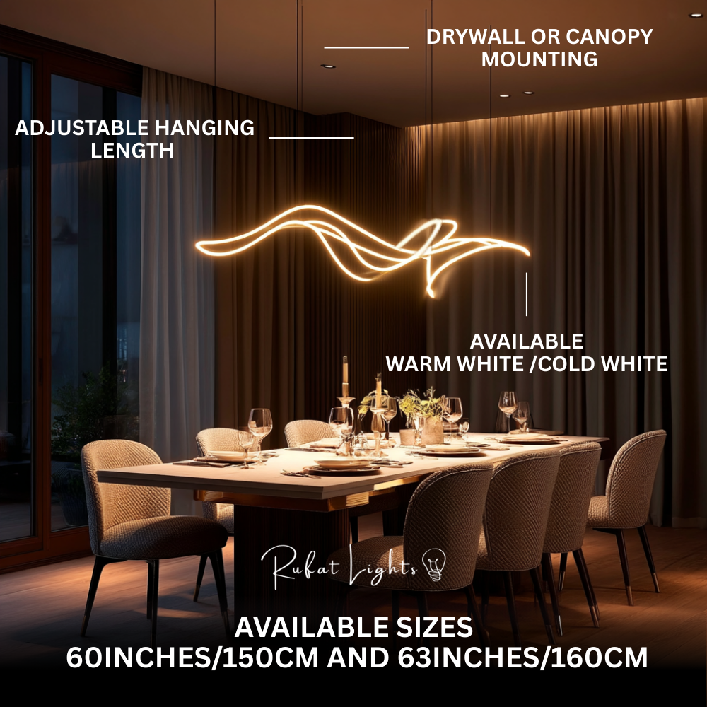 Line Art Geometry Chandelier — image 3
