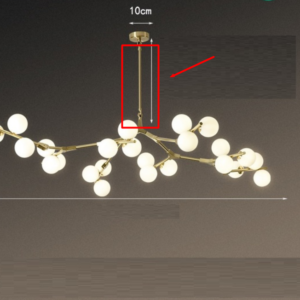 Poles Gold/Black ONLY for Creative Branch Arm Chandelier