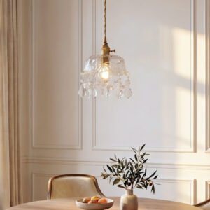 Crystal Sparkle Glass Pendant Lamp