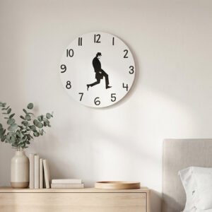 Funny Wall Clock Minimalist Round Wall Clock