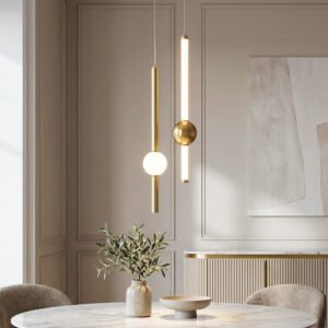 Modern Round Ball LED Pendant Light