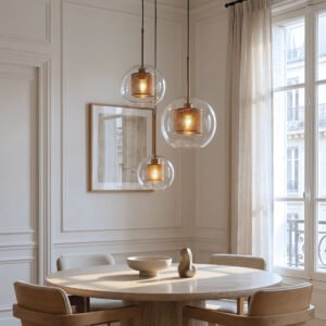 Modern Loft Glass Ball Pendant Light