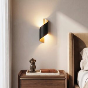 Modern Curl Twisted LED Wall Light