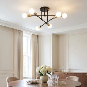 Chandelier Sputnik Hanging Light Mid Century Lighting