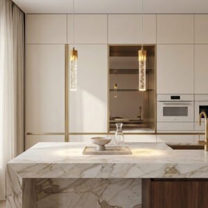 Crystal Radiance LED Bar Pendant Light