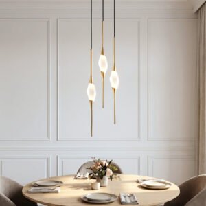 Copper Crystal Pendant Lamp
