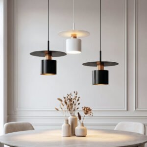 Minimalist Denmark Disk Round Pendant Light