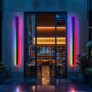 Aluminum Wall LED Light Waterproof Outdoor/Indoor (RGB)