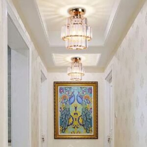 Contemporary K9 Crystal Chandelier Pendant