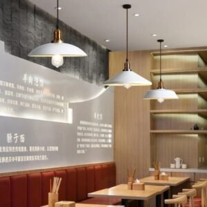 White Kitchen Pendant Light Fixture