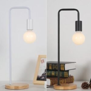 Elegant Iron Curved Table Lamp