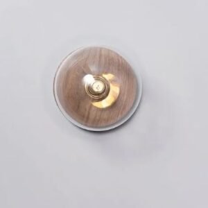 Minimalist Wood Art Wall Lamp