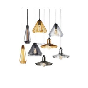 Vintage Crystal Wind Glass Pendant Lights