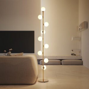 Nordic Minimalist Magic Beans 9 Glass Ball Floor Lamps