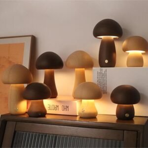 Whimsical Mushroom Night Table Light