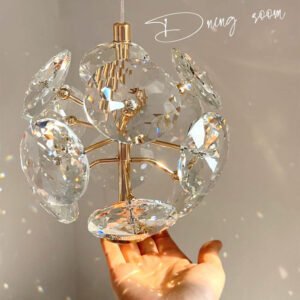 Sphere K9 Pure Crystal Noble Pendant Lamps