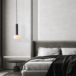 Sleek Minimalist Pendant Light Lacquered Finish