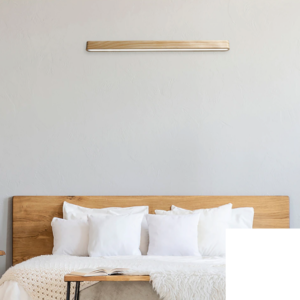 Wooden linear Wall Lamp Nordic Striped Solid Wood Lamp