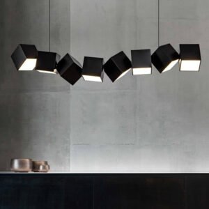Nordic Cube Box Long Bar Pendant Lighting